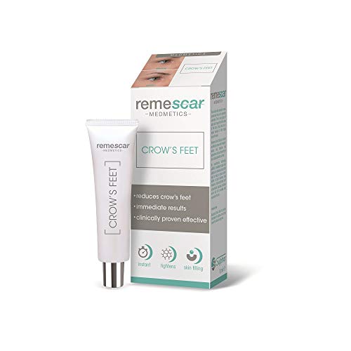 Remescar - Crema de ojos para patas de gallo - Crema de ojos clínicamente probada para reducir las patas de gallo - Crema de ojos antienvejecimiento para hombre y mujer - Resultados inmediatos