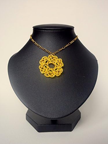 pendant - paper ropes covered by silk - the sun - yellow