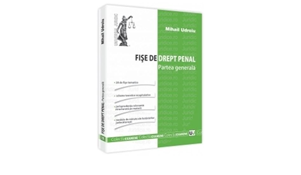 Fise De Drept Penal Partea Generala Mihail Udroiu Amazon De Mihail Udroiu Fremdsprachige Bucher