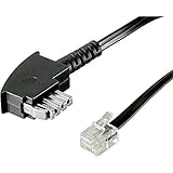 Zum Anschluss analoger Nebengeräte (z.B. Fax) an die Telefondose Für Zusatzgeräte mit 6-adriger Anschaltung nach deutscher Norm Mit TAE-N Stecker und RJ12 Western Stecker (6/6)