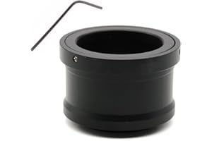 JINTU T2 Objektiv-Adapterring, T-Ring-Adapter, T-Halterung, kompatibel mit Sony NEX E Mount Kamera A6500 A6300 A6000 A7 A7R A7RII A7RIII A9, funktioniert mit 420-800mm 900mm 500mm 650-1300mm