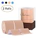 Produktbild Physio Tape Kinesiologie Tape 5m x 5cm, Muskeln Kinesiology sport vorgeschnitten, Rollenlänge Elastisches Therapeutisches sport verletzungen Tape Elastische Bandage für Plantarfasziitis Physiotherapie