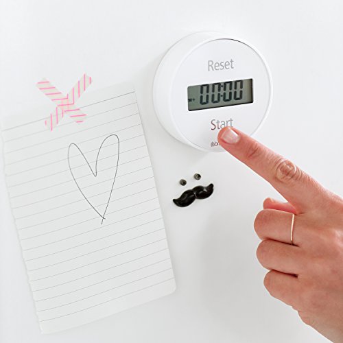 Brabantia 103681 magnetischer Küchen-Timer, weiß - 6