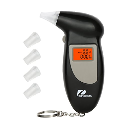 Preisvergleich Produktbild Bewegliche Taschen-Keyring Breathalyser-Schwarz