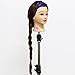 Neverland Beauty 26" Long Smooth 100% Synthetic Medium Brown Hair Hairdressing Equipment Styling Head Doll Mannequin Training Head Tools Braiding Cutting Student Practice Model with Clamp #33 UK Stock