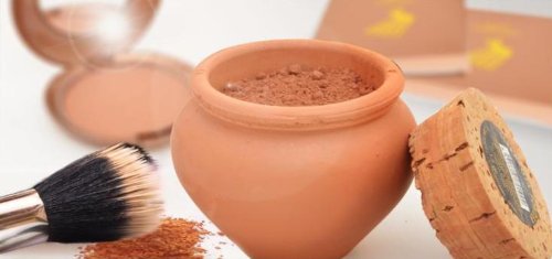 Bronzing Powder – African Erde Terracotta Puder lose im Tontopf, 15g - 5