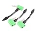 Produktbild Sourcingmap® 3Stk 15 cm lang Fahrrad Reifen Ventil Luft Gas Luftpumpe Schlauch schwarz grün DE de
