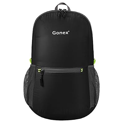 Gonex Sac à Dos Pliable 20L Ultra-Léger Pour Camping, Randonnée, Ftness, Gym, Piscine, Cyclisme