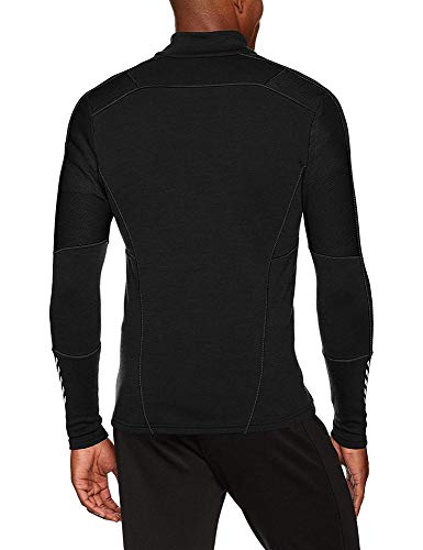 Helly Hansen HH LIFA MAX 1/2 Zip Camiseta Técnica Lana Merino, Hombre, Negro (Black), M - Helly Hansen