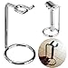 Produktbild BESTHOO Männer Deluxe Chrome Razor und Pinsel Stand Metal Art Rasierpinsel Razor Stand Halter mit Sockel (Color : -, Size : -)