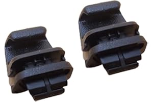 EASYBYMALL Paire de crochets de rideau de porte arrière pour Hyundai Palisade (20 22) - Ajustement direct - Accessoire d'intérieur - Lot de 2