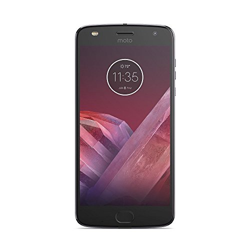 Motorola Moto Z2 Play Smartphone da 5,5 pollici FHD AMOLED, 4GB RAM, 64 GB ROM, Snapdragon 626 Octa-core 2,2 GHz, 12 MP Camera, 4G LTE, Android 7.1.1, Grigio Lunare H3G