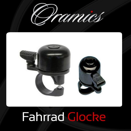 Fahrrad Glocke Klingel / Fahrradglocke Mini, schwarz - 3