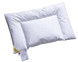 ARO Artländer 4800380 Snoowgoose Baby-Flachkissen, weiße sibirische neue Schneegänsedaunen 100%, waschbar 60°, 40 x 60 cm (feinster Batist)