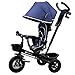 Produktbild GYD Kinderline TRC-711.1BLUE: 4 in 1 Baby- & Kleinkind-Dreirad-Kinderwagen - Blau