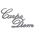 Produktbild Holzschrift "Carpe Diem" 18x10,5cm, grau, ideal als Wand-, Tisch- oder Geschenkdekoration, Holzspruch, Holzschrift