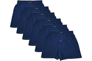 MioRalini 6 męskich bokserek w klasycznych kolorach, 100% bawełna, bez szwów bocznych, bezszwowe, rozmiar M – 4XL i duże rozmiary