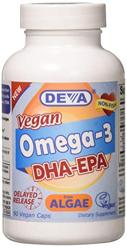 Vegan Omega-3 DHA-EPA, Derived from Algae, 90 Vcaps