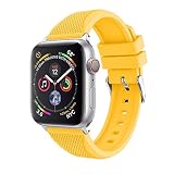 BZLine Armband | Sport Weiches Silikon Ersatz Uhrenarmband | Für Apple Watch Series 4 40mm/44mm Hautfreundlich | Robust und langlebig | Handgelenkgröße: 5,51'-7,87' | 12 Farben