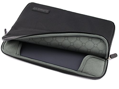 luftstoff® PHANTOM, Macbook 12 Tasche ★ schwarz aus original AIRBAG-Material, extrem reiss- und scheuerfeste Hülle ★ absolut passgenaues Sleeve, neues Retina-Zubehör - 2016 Amazon Promotion