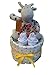 Bright Safari Giraffe Nappy Cake Baby Gift