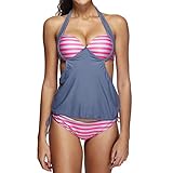 brasilianische badebekleidung beachwear badeanzug damen bikini-set mit geripptem halfter riemen spaghettiträger bh string bikinis set damen bademode push up bikini set zweiteilige badeanzug strandkleidung crossover neckholder triangel oberteil bandeau strandmode sport split blumen bikinihose bikini set damen, frauen zweiteiliger neckholder sexy bikini set modern schwarz raffung oberteil mit dekorative metallring triangel schwimmenstamm einfarbig