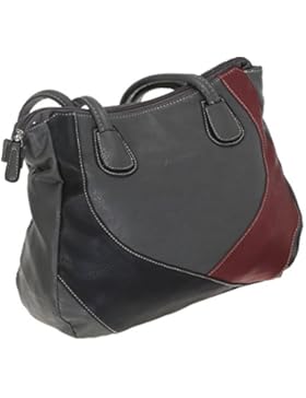 ALESSANDRO® Handtasche VIGOROSA Schultertasche Shoppertasche Tasche Bag + Nagelset