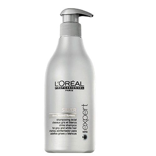 Loreal Silver Glanz-Shampoo + Pumpe 1 x 500 ml Serie Expert Gloss Protect System by L'OrÃ©al Paris