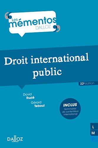 Télécharger Droit international public - 22e éd. PDF Ebook En Ligne