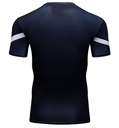Cody Lundin®Herren Amerika führend Logo Übung laufen Fitness Sport Kurzarm - 2
