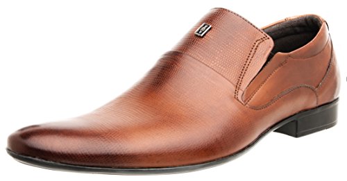 Preisvergleich Produktbild Tapi Herren Lederschuhe Halbschuhe 300007 – Braun Gr. 45