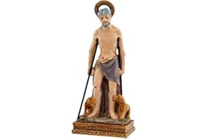 DRW Figura San Lázaro de Resina 11 cm con Caja PVC con la Historia