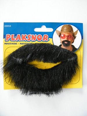 Price comparison product image Fake beard brush mustache black
