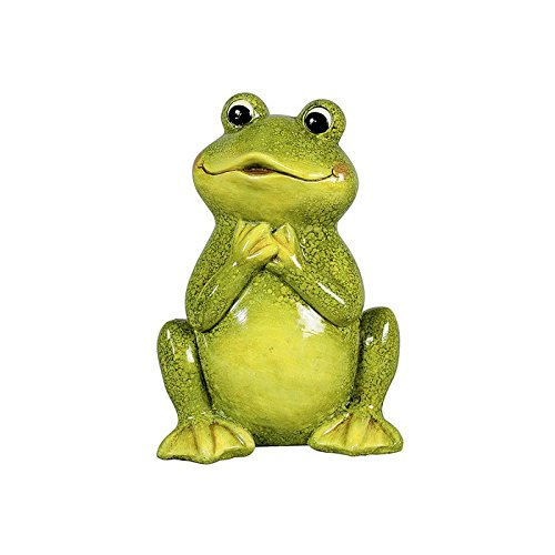Preisvergleich Produktbild Gartenfrosch sitzend Magnesia