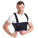 Produktbild Männer Brust-Korsett mit Brustgurt mit Hosenträger Ideal bei koronaren postoperativen gebrochenen Rippen und Brustbein Schwarz X-Large