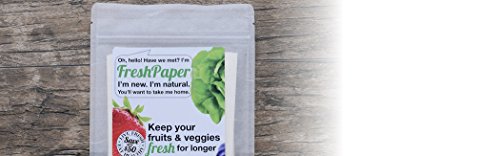 Fenugreen FreshPaper FP8_PACK1 Frischhaltepapier für Obst und Gemüse von Fenugreen, 1-er Pack mit 8 Blättern - 3