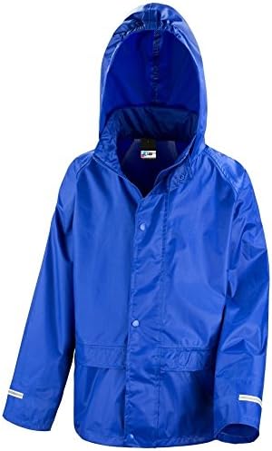 Rainsuit ShopKids Waterproof Rain Jacket In Black, Pink, Red or Royal Blue Childs Childrens Boys Girls