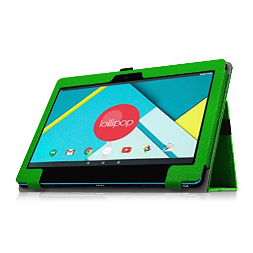 Fintie Odys Winpad 12 Hülle Case – Slim Fit Folio Premium Kunstleder Tastatur Ständer Schutzhülle Cover Tasche für Odys Winpad 12 / Odys Evolution 12 – 2in1 11,6 Zoll (29,5 cm) Convertible Tablet-PC, Grün - 5