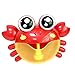 Price comparison product image H.eternal Bubble Machine, Crab Automatic Bubble Blower Durable Bubble Maker Childhood Enterment Game for Parties Christmas Outdoor Batteries (not Included) (Red)