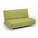 Children's Convertible 2 Seater Clic Clac Sofa Bed - Lime Green