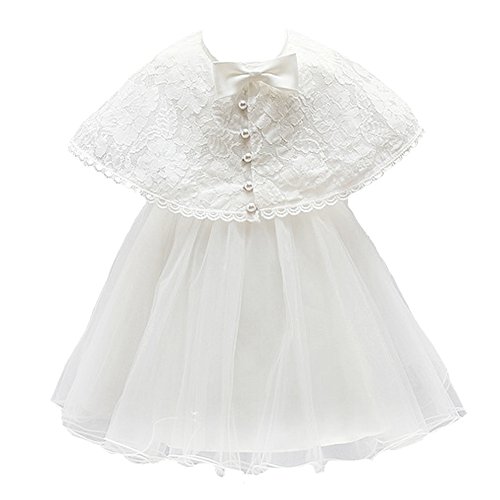 Mini Kitty Baby Girl Dress 2PCS Christening Baptism Gowns Party Dress