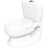 DOLU Toddler Infant Educational Potty Aid Toy - Realistic Design with Retractable Toilet Roll Holder, Storage Compartment - S