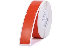 Niimbot D11TAPE02 Taśma do Tworzenia Etykiet, Czerwony, 12,5 x 74 mm