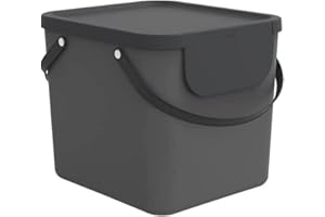 Rotho Panier à Linge 40 litres, Anthracite, Nicht zutreffend