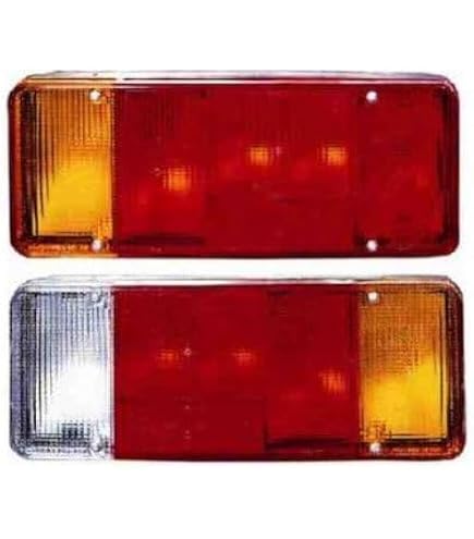Feu Arrière Fumé Alkar 2212974 - Compatible Citroën Berlingo, Peugeot Partner - Sans Porte-Ampoule