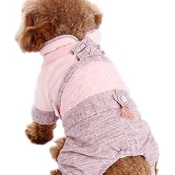 GYJ Vêtements for Animaux domestiques à Quatre Pattes Vêtements Petits vêtements for Chiens épais de vêtements Chauds d'hiver Pet Confortable (Color : Four Feet, Size : S)