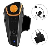 interfono moto bluetooth economico ★Disfrute de la música del teléfono celular a través de A2DP o conectar GPS. Controla la música del teléfono celular a través de AVRCP: delantero, hacia atrás, juego, pausa. Cambio automático entre el teléfono celular del bluetooth, intercomunicador, música estérea.