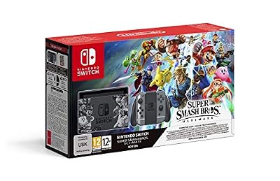 Nintendo Switch Super Smash Bros. Ultimate Set 32Go WiFi Noir Switch Super Smash Bros. Ultimate Set, Noir, 4096 Mo, NVIDIA Tegra X1, Flash, 32 Go, Super Smash Bros. Ultimate