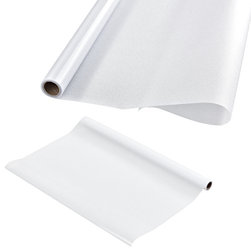 [casa.pro] Sichtschutzfolie für Fenster - Statisch haftend 1m x 2m - Als Sichtschutz fürs Bad Milchglas-Folie für die Tür oder als Fenster-Folie blickdicht & selbstklebend