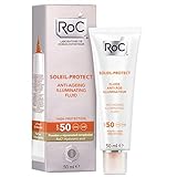 protector solar facial isdin 100 Fluido iluminador anti-edad SPF 50.
